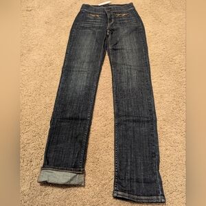 White House Black Market Women's Dark Blue Jeans